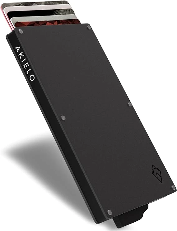 AKIELO RFID Blocking Card Holder with Gift Box